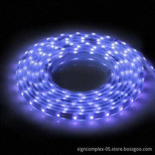 Flexible LED Strip with 120 Degrees Beam Angle, 24V DC Input Voltage, Available in Various Colors